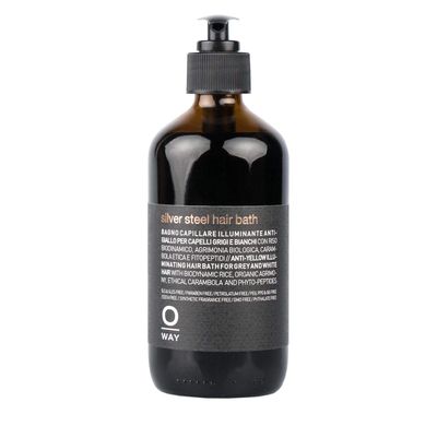 OWAY Silver Steel Hair Bath Shampoo 8 oz
