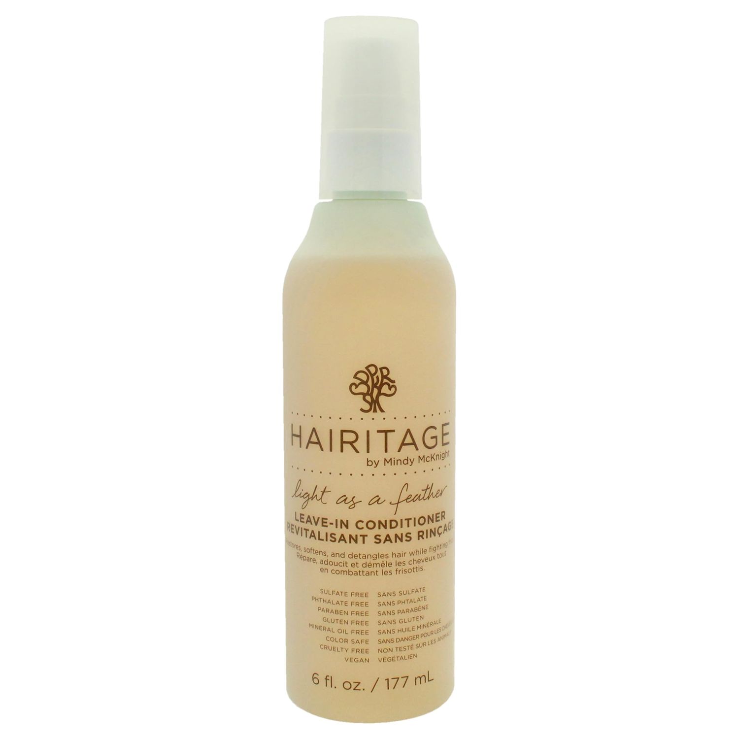 Hairitage By Mindy Light As A Feather Leave-In Conditioner for Unisex - 6 oz Conditioner