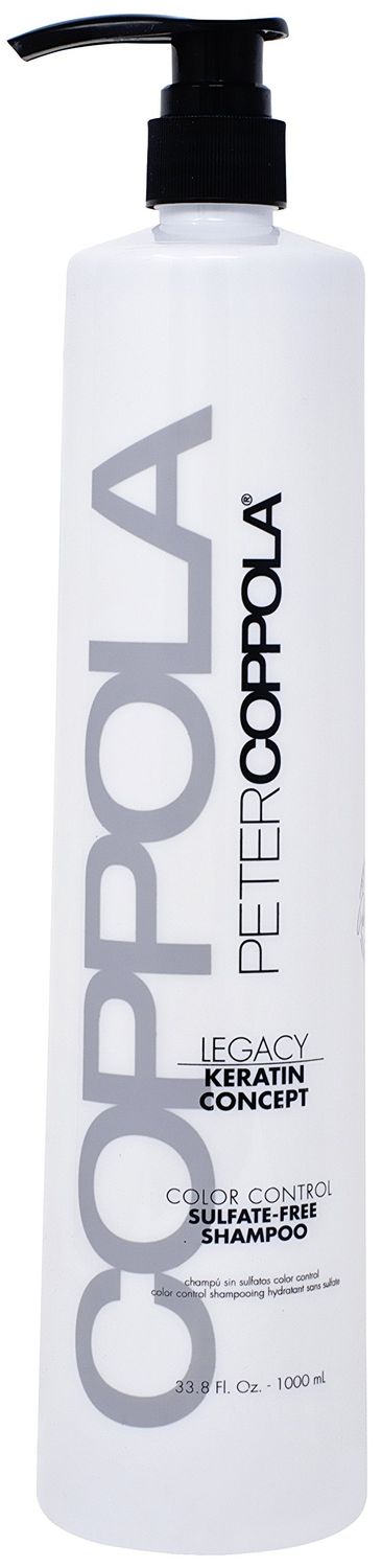 Peter Coppola Color Control Shampoo - A Sulphate Free, Keratin Safe, Color Safe, Gentle Cleansing Shampoo 33.8 oz. For Daily Use.