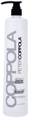 Peter Coppola Color Control Shampoo - A Sulphate Free, Keratin Safe, Color Safe, Gentle Cleansing Shampoo 33.8 oz. For Daily Use.