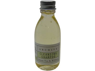 Archive Green Tea Willow Cleansing Shampoo lot of 12 Each 1.5oz Bottles. Total of 18oz
