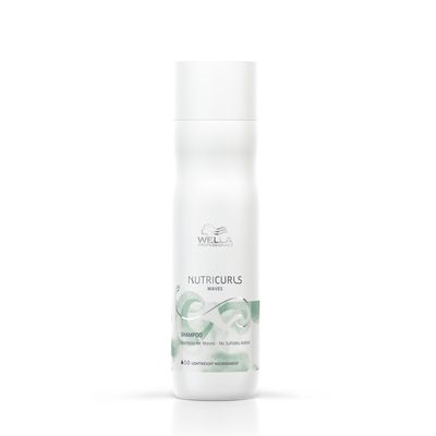 Wella Professionals Nutricurls Shampoo for Waves Formulated with Nourish-In Complex Nourish and Define Waves Formulated Without Sulfates 8.4 Fl Oz