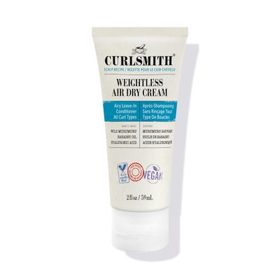 CURLSMITH - Weightless Air Dry Cream - Vegan Leave-In Conditioner for Any Hair Type, Smooths Hair (2fl.oz)