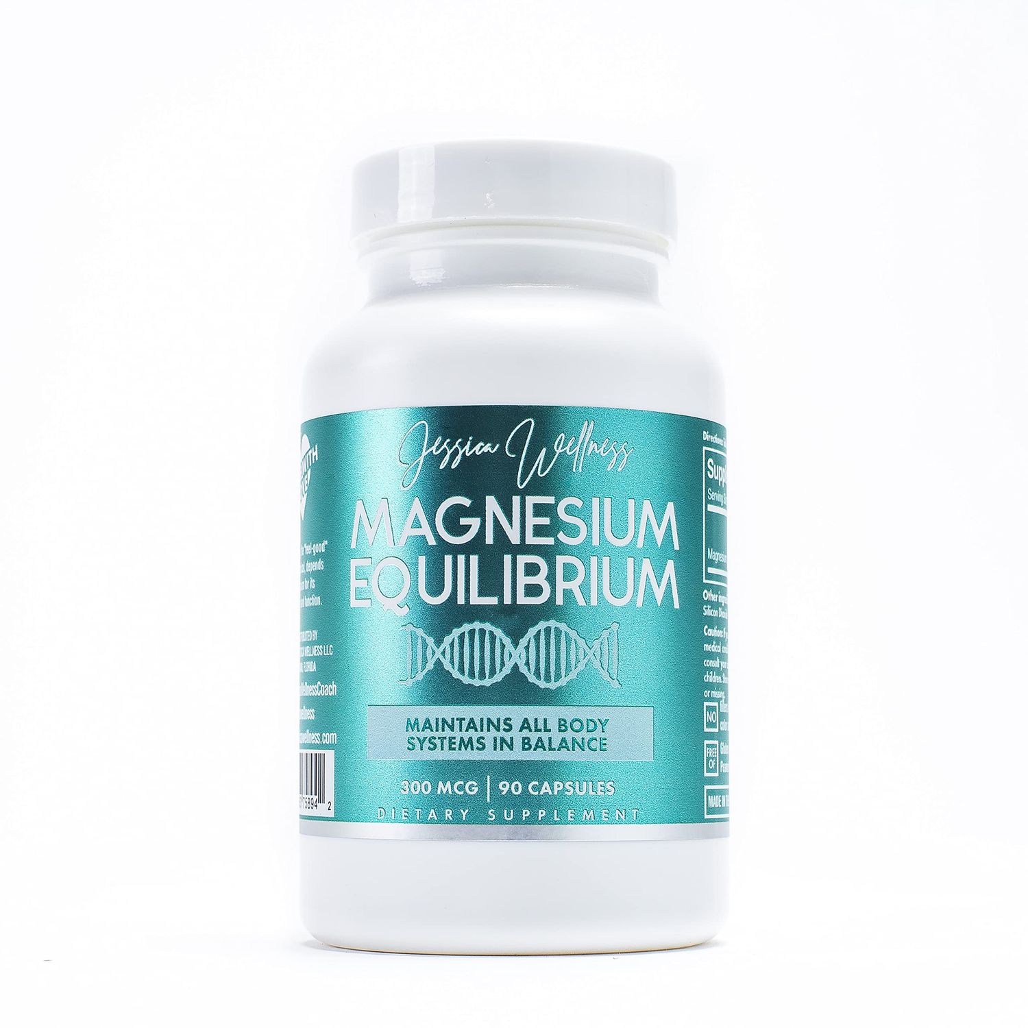 Magnesium ProMagnesium Citrate for Constipation, Digestion RelaxationMagnesium Citrate Capsules 300MG Magnesium Citrate SupplementVegan Magnesium Citrate - Jessica Wellness - 90CT