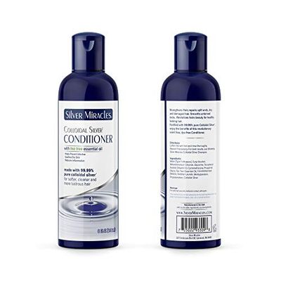 Silver Miracles Colloidal Silver Conditioner With Tea Tree Oil