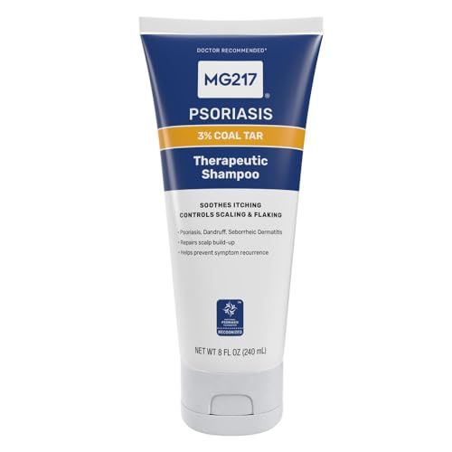 MG217 Medicated Conditioning Coal Tar Formula Shampoo 8 oz (Pack of 3)