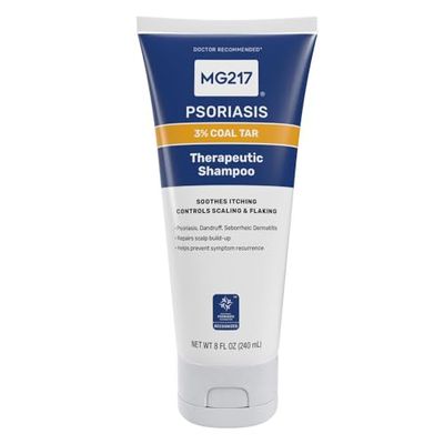 MG217 Medicated Conditioning Coal Tar Formula Shampoo 8 oz (Pack of 3)