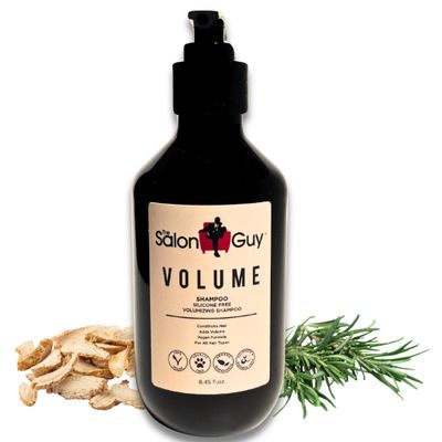 THESALONGUY Volumizing Shampoo for Thinning Hair for Women Men - Silicone Sulfate Free Shampoo for All Hair Types - Paraben Gluten Free Color Safe - 8.45 Fl oz