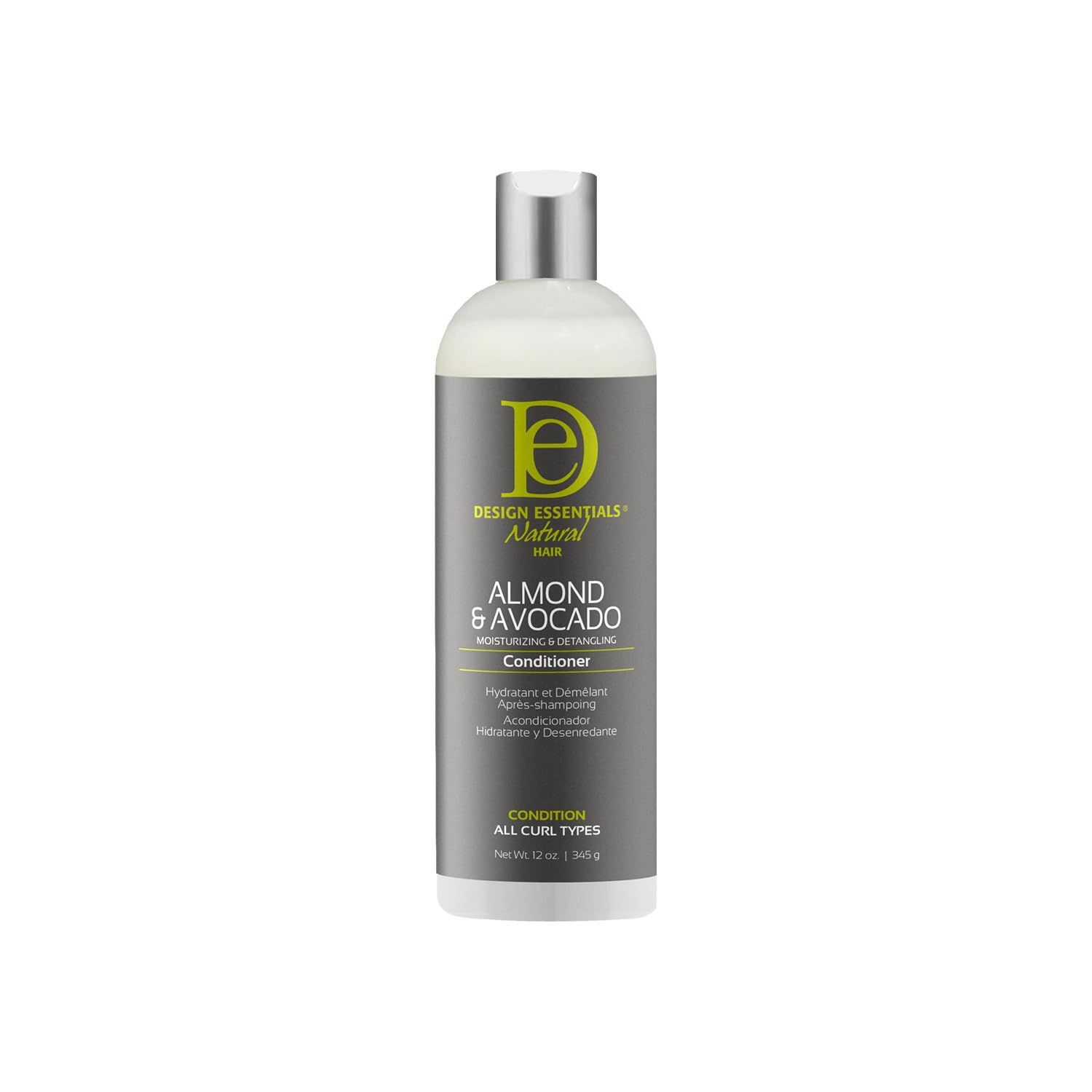 Design Essentials Natural Almond Avocado Moisturizing Detangling Conditioner, 12 Ounce