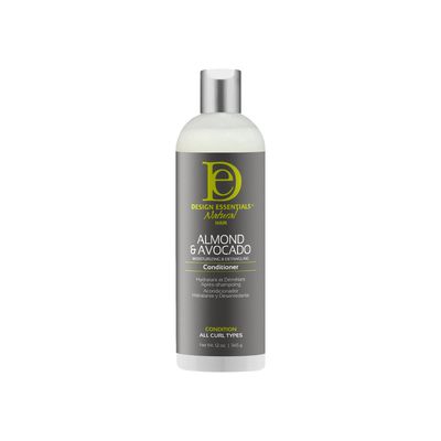 Design Essentials Natural Almond Avocado Moisturizing Detangling Conditioner, 12 Ounce