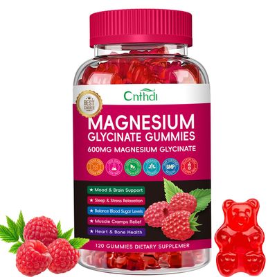 Magnesium Glycinate Gummies 600mg Sugar Free with Kiwi