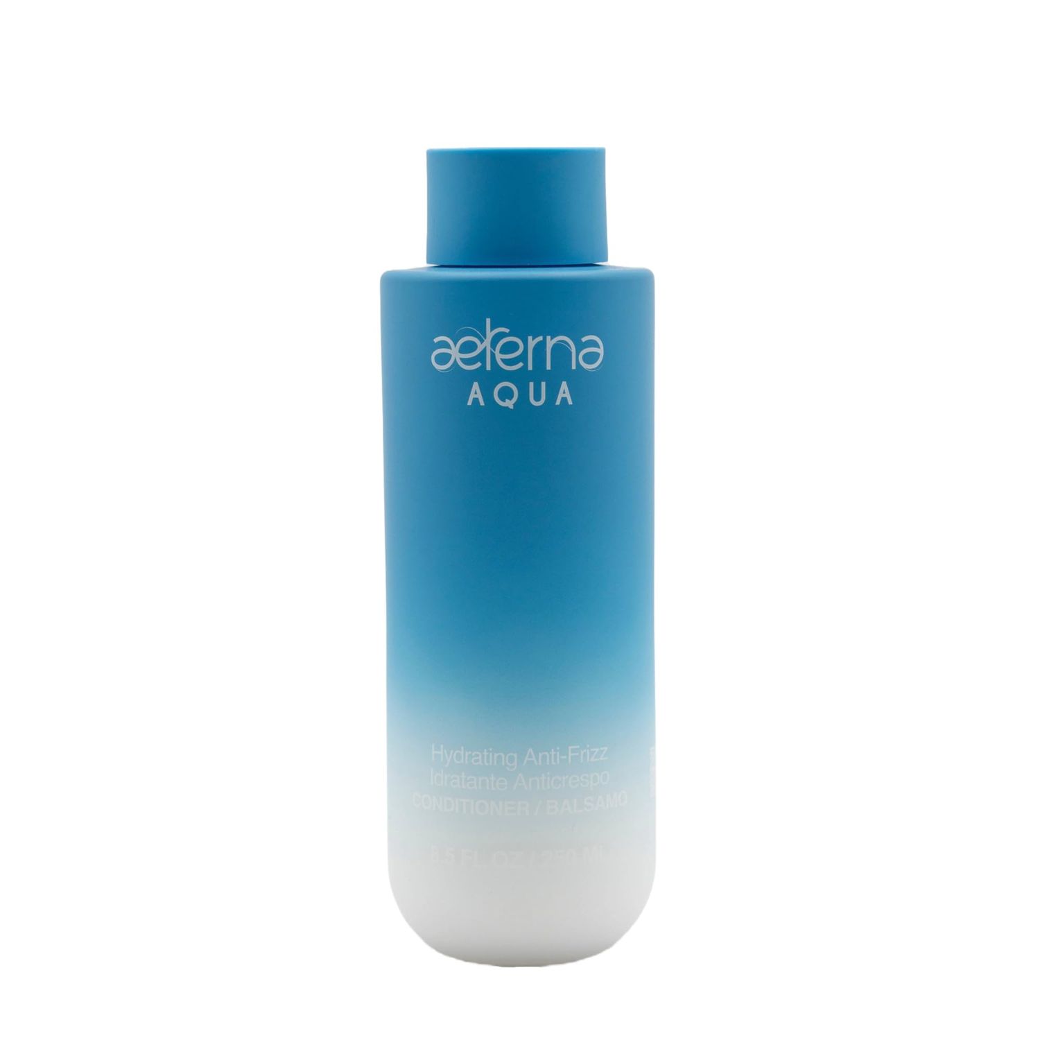 Aeterna AQUA Anti-Frizz Conditioner - Deep Hydrating Conditioner with Aloe Vera Natural Oils for All Hair Types Sulfate Free - Repairs Smooths Damaged Hair - 250 ml