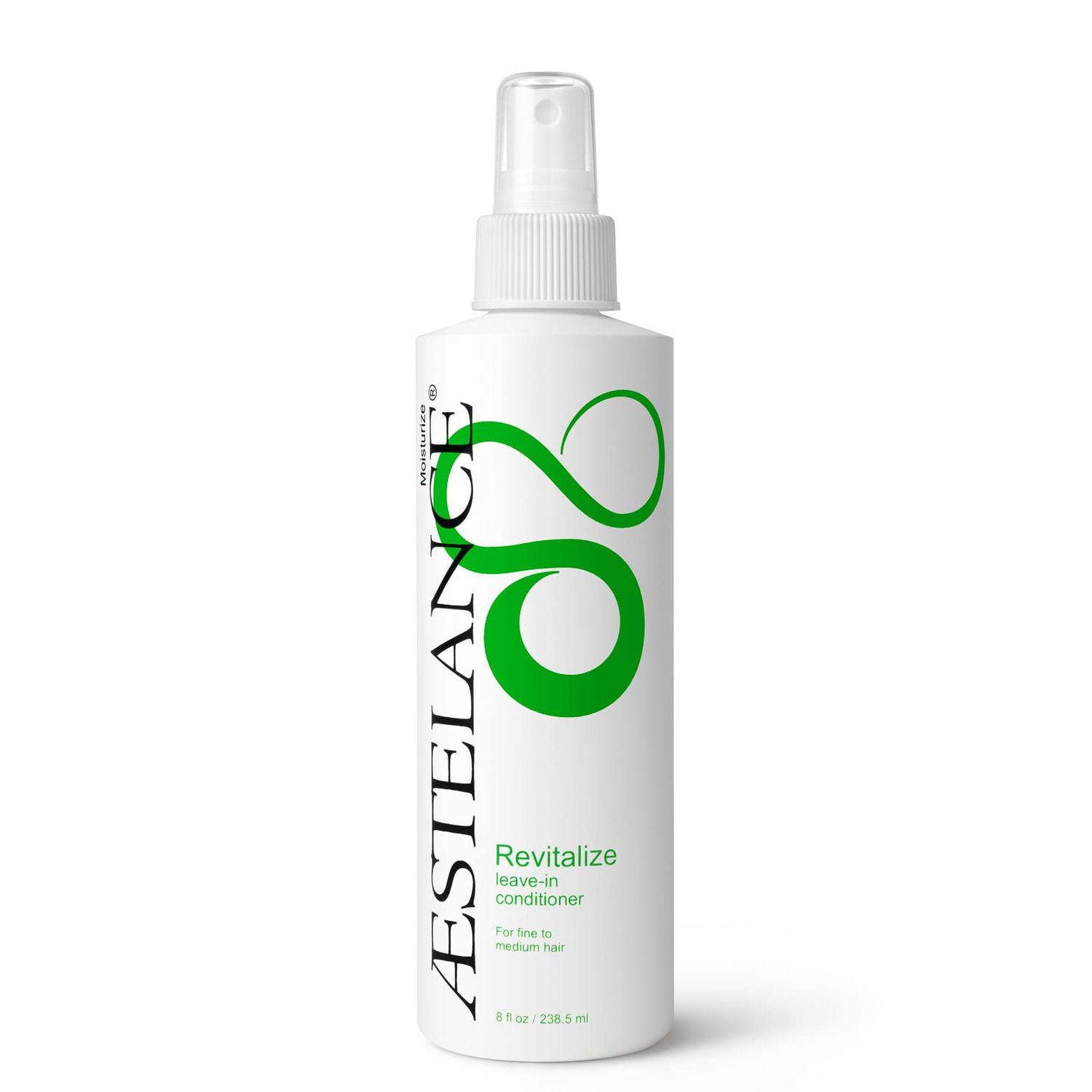 Aestelance Revitalize Leave-In Conditioner 8 oz Detangler for Fine to Medium Hair Silky Smooth Hair
