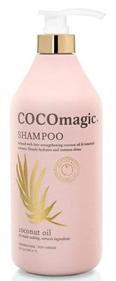CocoMagic Nourishing Shampoo Coconut Oil and Botanical Extracts Strengthen, Restore Softness and Shine Paraben Free, Cruelty Free, Made in USA (32 oz)