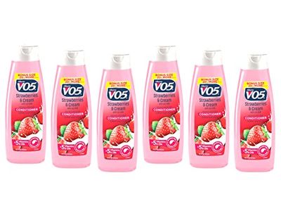 Alberto Vo5 Moisture Milks Strawberries and Cream Moisturizing Conditioner, 12.5 Fluid Ounce - 6 per case.