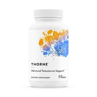 THORNE Advanced Testosterone Support - Men&#39;s Health Supplement - with Ashwagandha, Shilajit Zinc - Soy, Gluten Dairy Free - 60 Capsules