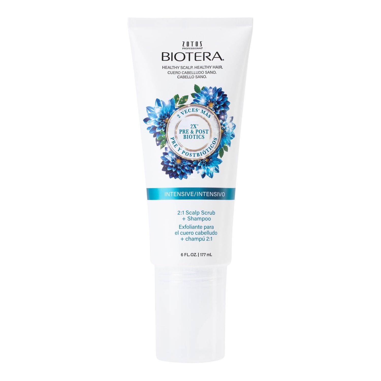 Biotera Intensives 2:1 Scalp Scrub Shampoo Vegan Animal Test Free Paraben Sulfate Free Color-Safe 6 Fl Oz
