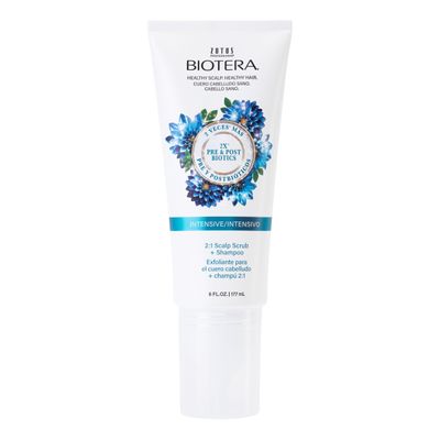 Biotera Intensives 2:1 Scalp Scrub Shampoo Vegan Animal Test Free Paraben Sulfate Free Color-Safe 6 Fl Oz