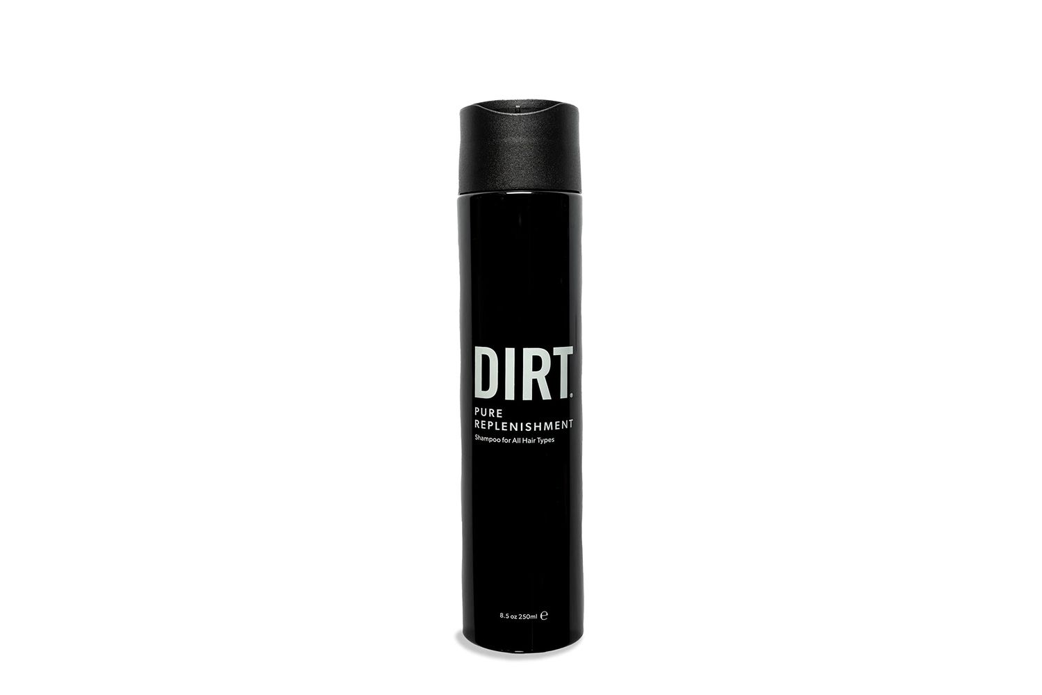 Dirt- Pure Replenishment- Shampoo- 8.5 oz- Vegan- All Hair Types- Straight, Fine, Curly, Frizzy, Wavy, Thick- Unisex Product- Ultra-Rich Shampoo replenishes with skincare-grade ingredients