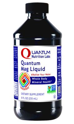 Quantum Nutrition Labs Mag Liquid - Liquid Magnesium Mineral Support, Supplement for Women Men, Ionic Trace Mineral Concentrate with Chloride, Boron, Lithium - 8 fl oz Bottle