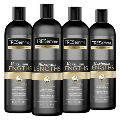 TRESemm Shampoo Biotin for Dry Hair and Split Ends Max Lengths Sealing Split Ends 20 Fl Oz (Pack of 4)
