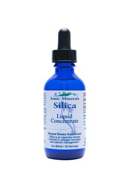 Eidon Ionic Minerals Liquid Silica Mineral Concentrate - Silica Supplement for Hair, Skin and Nails, Silica Drops to Support Collagen Production, Joint and Bone Health, Helps Manage Calcium - 2 oz