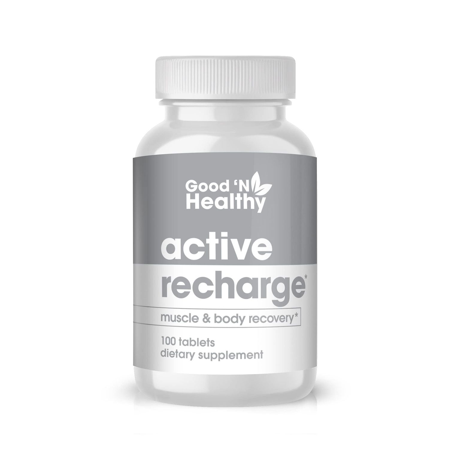 GOOD &#39;N HEALTHY - Magnesium Supplement for Improved Muscle Function and a Healthy Heart, Active Recharge, 100 Tablets