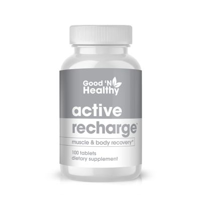 GOOD &#39;N HEALTHY - Magnesium Supplement for Improved Muscle Function and a Healthy Heart, Active Recharge, 100 Tablets