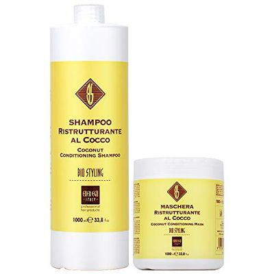 Ever Ego Italy Care BioStyling (Shampoo Mask 33.8oz Combo)