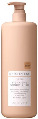 Kristin Ess Hair The One Signature Conditioner for Dry Damaged Hair - Moisturizes, Smooths, Detangles Softens Hair - Sulfate Free, Color Keratin Safe, 33.8 fl. oz.