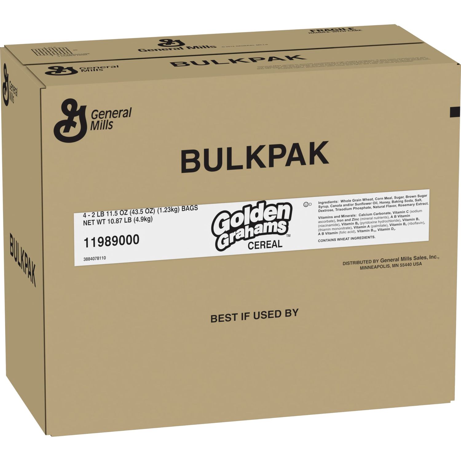 Golden Grahams, 43.5 oz (Pack of 4)
