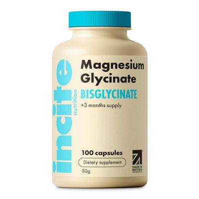 Magnesium Glycinate 500mg - 3 Month Supply - High Strength 100 Easy Swallow Capsules - Pure Magnesium Glycinate Supplement - Magnesium Supplements - Vegan Gluten Free - Sleep Aid - Made in UK