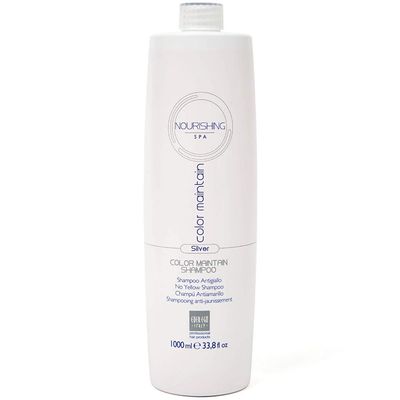 Ever Ego Italy Color Maintain Silver Shampoo For Bleached, Blonde and Grey Hair Revitalizing And Moisturizing Hair Care Product For Men And Women 1L Bottle