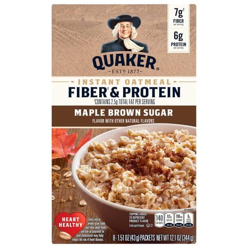 Quaker Instant Oatmeal, Maple Brown Sugar, 12.1 Oz