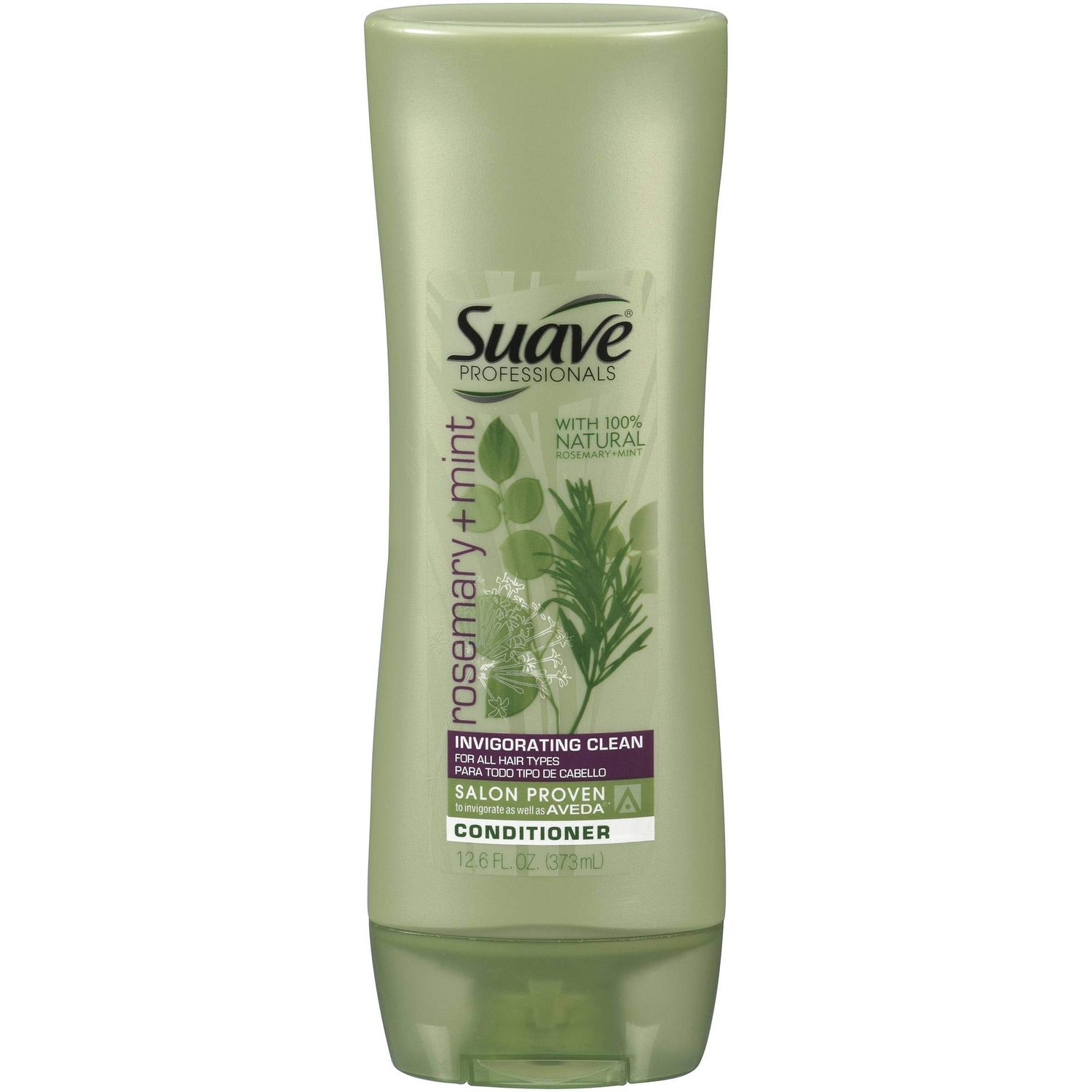 Suave Professionals Conditioner, Rosemary Mint for All Hair Types, 12.6 Ounce Bottles (Pack of 6)