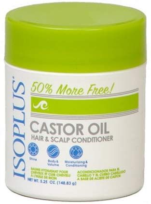 Isoplus Castor Oil Hair And Scalp Conditioner 5.25 Oz (Pack of 3)