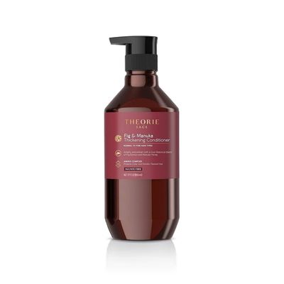 Theorie Fig and Manuka Thickening Conditioner - Anti-Thinning Formula - No Sulfate - For Normal to Fine Hair Types - Protects Color Keratin Treated Hair - Pump Bottle 800mL