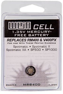 Weincell MRB400 Z400PX PX400 EPX400 RM400 1.35V Zinc Air Battery by Wein