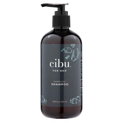 Cibu for Men Charcoal Shampoo - 12oz Deep Clean Shampoo for Healthier Hair Scalp - Removes Dirt and Oil, Boosts Volume, Enhances Thickness, and Revitalizes Scalp