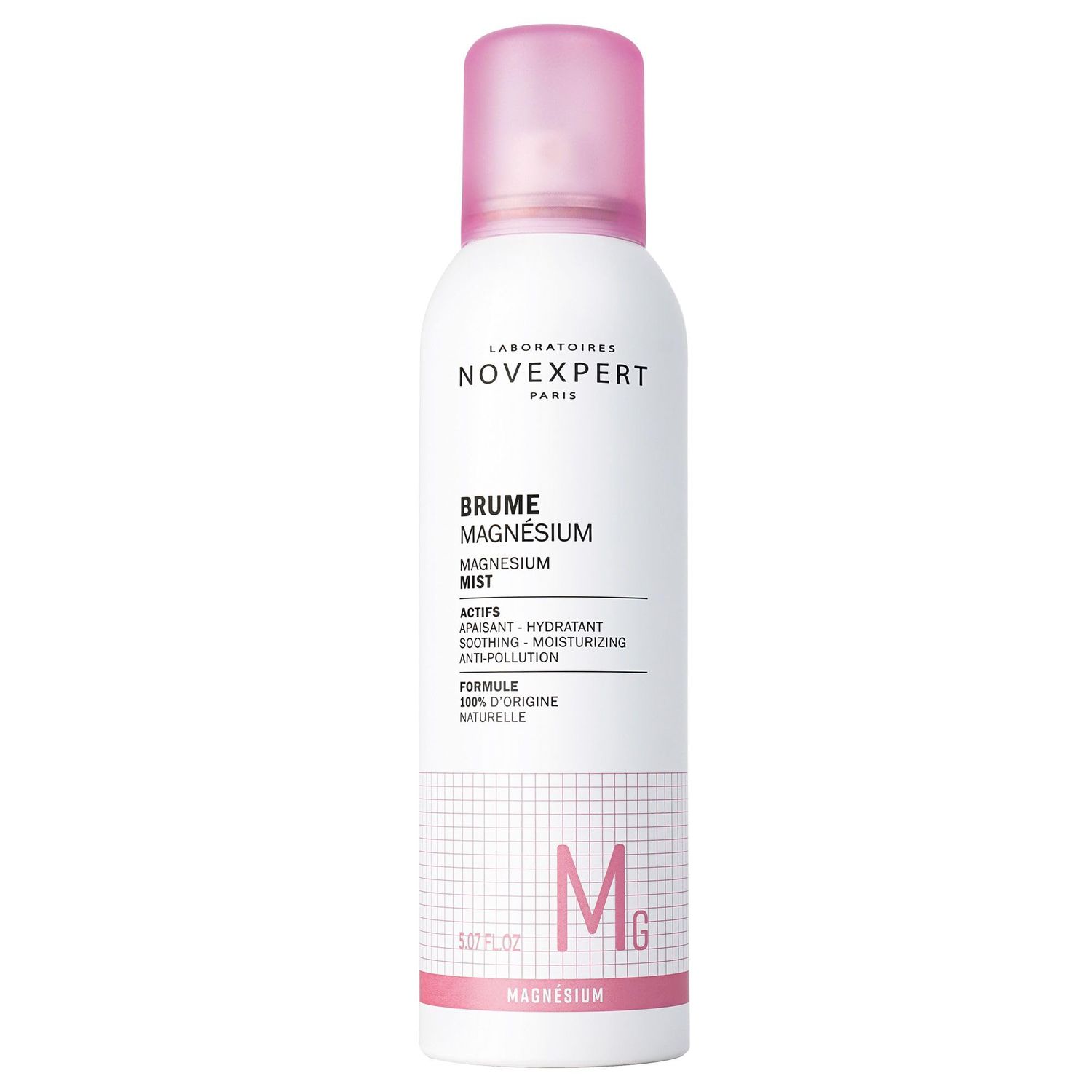 Novexpert Magnesium Mist - Hydrating Facial Spray Treatment - Soothing and Refreshing Spritz of Moisture for Face - Revitalize Your Skin in Seconds - Protective Formula for All Day Comfort - 5 Oz