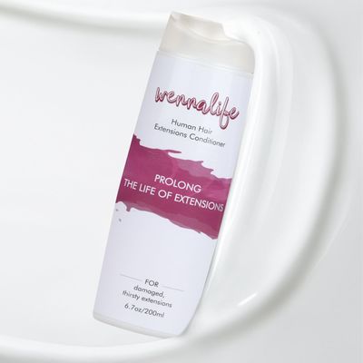WENNALIFE Hair Conditioner for Damaged Dry Hair, Hair Extensions Conditioner 6.7 fl.oz.200ml Deep Hair Conditioner for Women Moisturizing Hydrating SulfateFree Conditioner Acondicionador Para Cabello