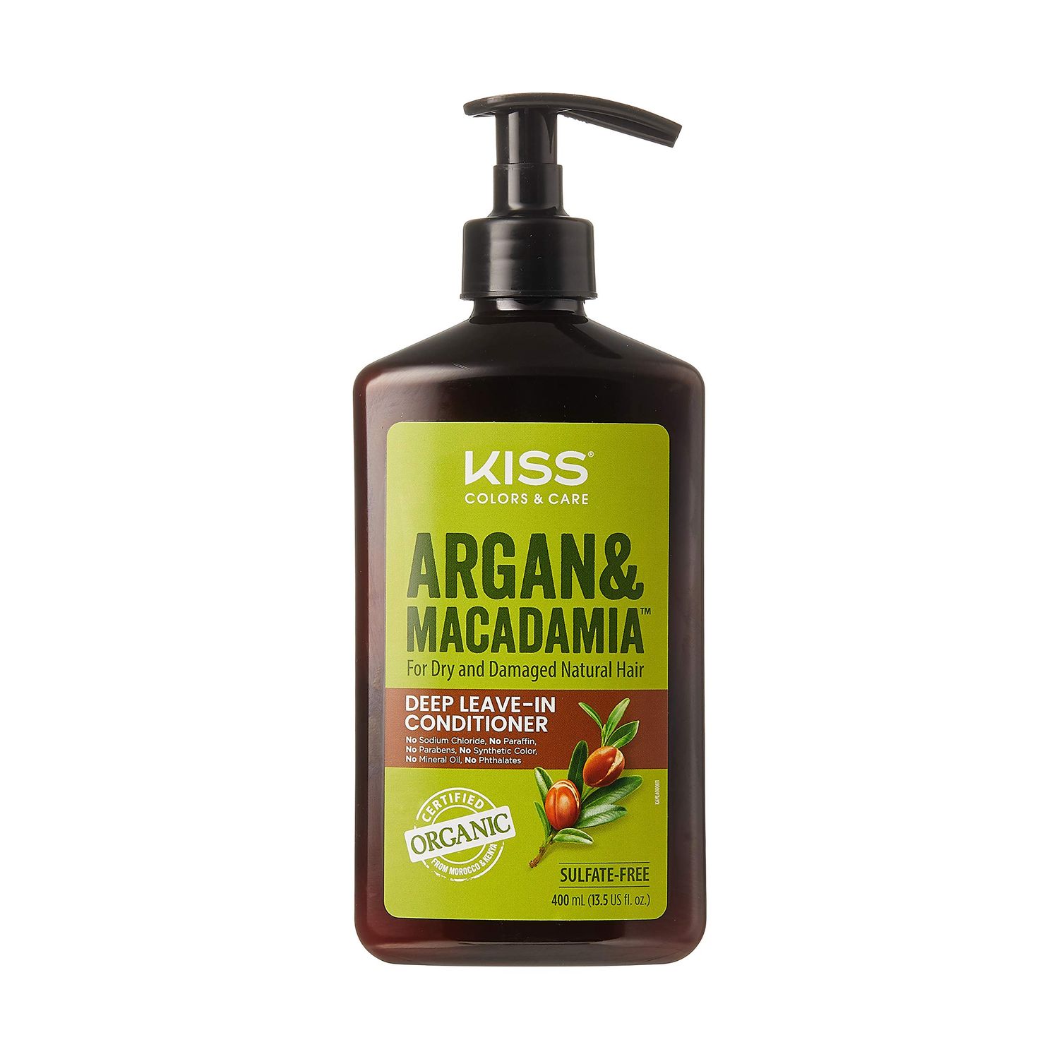 KISS Color Care Argan Macadamia For Dry and Damaged Natural Hair (Leave-In Conditioner)