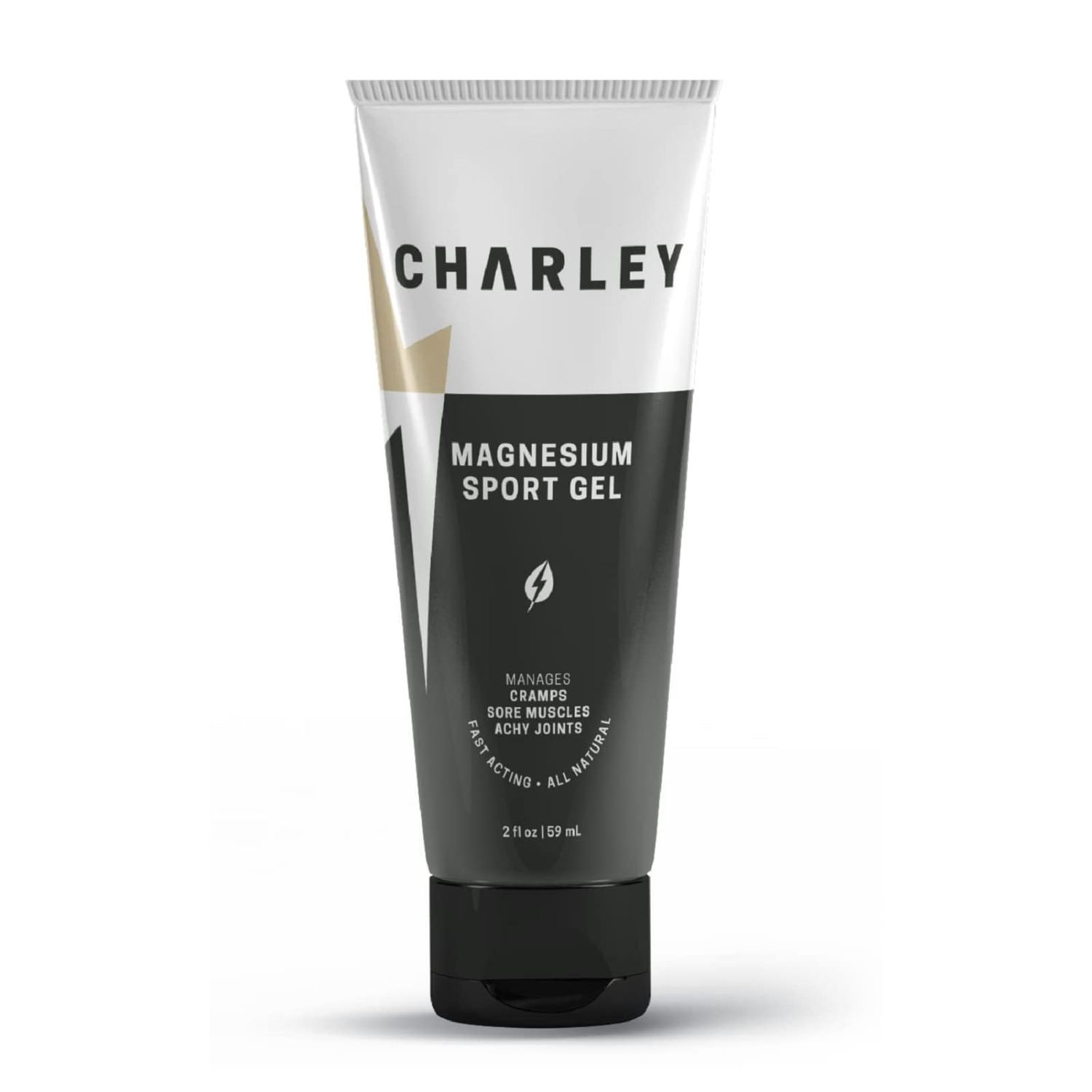 Charley Magnesium Sport Gel (2 oz.) - All Natural, Fast-Acting, Organic Solution for Athletes and Active Individuals