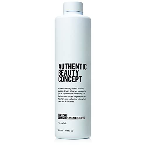 Authentic Beauty Concept Hydrate Cleansing Conditioner Moisturizing Co-Wash Increases Combability Hydration Normal To Dry or Curly Hair Vegan Cruelty-free Silicone-free 10.1 fl. oz.
