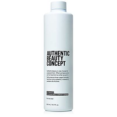 Authentic Beauty Concept Hydrate Cleansing Conditioner Moisturizing Co-Wash Increases Combability Hydration Normal To Dry or Curly Hair Vegan Cruelty-free Silicone-free 10.1 fl. oz.