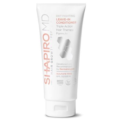 Shapiro MD Hair Growth Experts Hair Loss Leave-in Conditioner, DHT Fighting Vegan Formula for Thinning Hair Developed by Dermatologists, Experience Healthier, Fuller Thicker Hair - 1 Month Supply