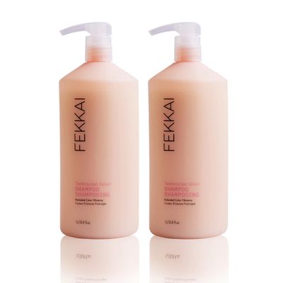 Fekkai Technician Color Shampoo - 1 Liter, Pack of 2 - Extends Vibrancy of Color-Treated Hair - Free of Sulfates, Parabens, Phthalates - Vegan, Cruelty-Free