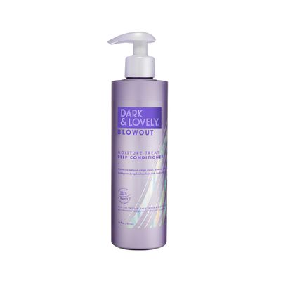 SoftSheen-Carson Dark and Lovely Blowout Moisture Hair Mask Deep Treatment Conditioner with Castor Oil, For All Hair Types Including Curly, 12 fl oz