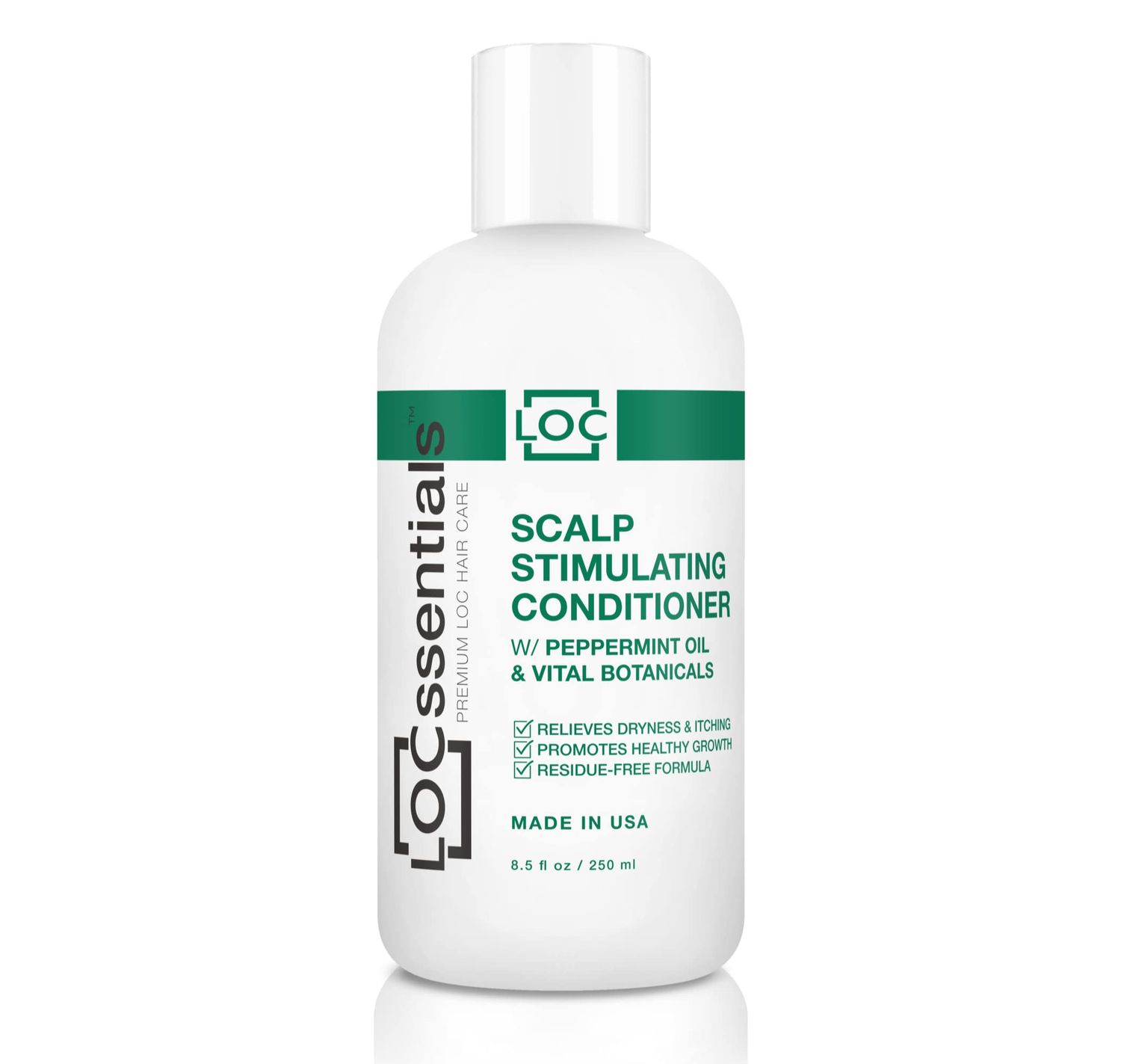 LOCssentials Scalp Stimulating Conditioner for Dreadlocks - Professional Dreadlock Conditioner for Locs, Interlocks, Sisterlocks, Microlocs, Twists - with Peppermint Oil Botanicals - Silicone-Free