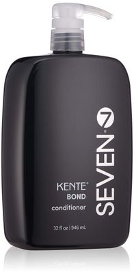 SEVEN Haircare KENTE BOND Conditioner for Split Ends Damaged Hair, Sulfate Free, Cruelty Free with Amino Acid Complex, Guar Gum Pro Vitamin B5 for Men Women, Made in USA, 32 oz